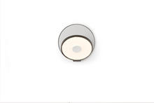 Koncept Inc GRW-S-MBK-SIL-HW - Gravy Wall Sconce - Metallic Black body, Silver plates - Hardwire